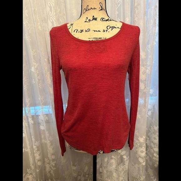 Radiant in Red: Mossimo Supply Co Long Sleeve Sweater - Picture 1 of 2